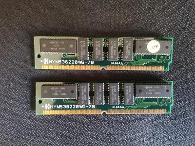 RETRO RAM SIMM 72pin 16MB (2x8MB), 70ns FPM - pro 486, funkční shodný