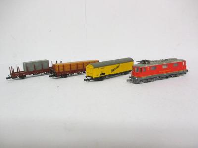 Lokomotiva a 3 vagony -N-  č.3
