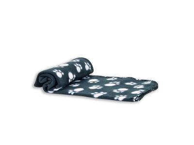 Fleecová deka Akinu pro domácí zvířata (100x70 cm), černá