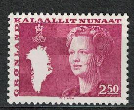 Kalaallit Nunaat Gronland ( mapka + panovníčka )