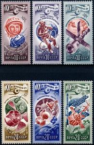 SSSR 1977 **/Mi. 4648-53 , komplet  , kosmos , / L14/