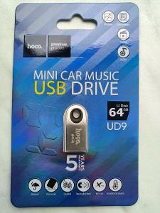 USB Flash disk 64 GB HOCO kovový na klíče, značně odolný