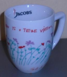 Reklamní  hrníčky JACOBS , Popradská káva, Tchibo