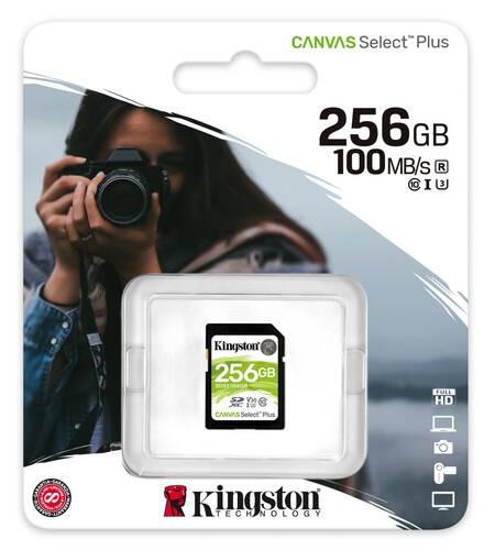Pamäťová karta Kingston Canvas Select Plus SDXC 256GB - Elektro