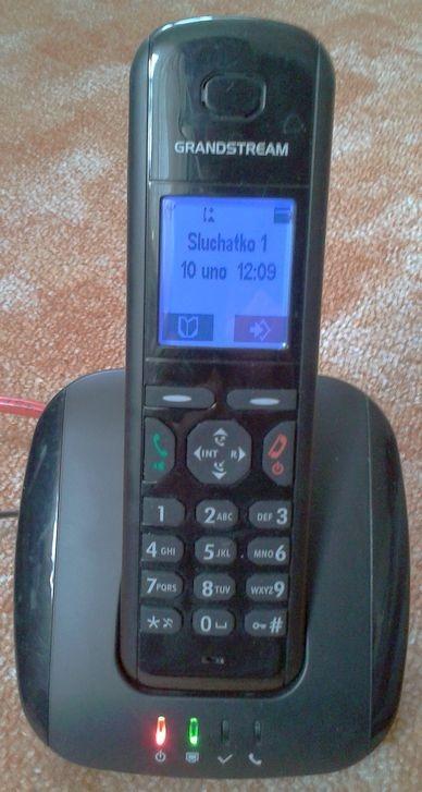 Bezdrátový DECT VoIP SIP telefon GrandStream DP715, záruka 1měsíc