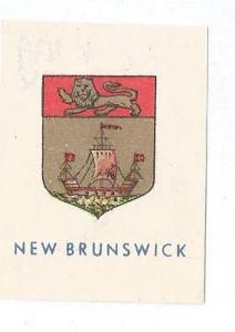 K.č. 5-K-1279 Znaky kanad. provincií...-krab. dřívek.č. 1238.Brunswick