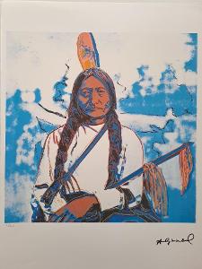 Andy Warhol - Indián - Leo Castelli s certifikátem