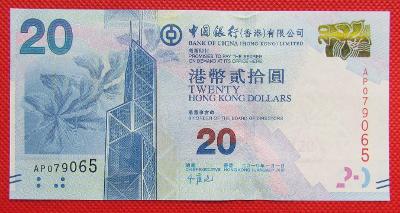 Hong Kong 20 dolarů 2010