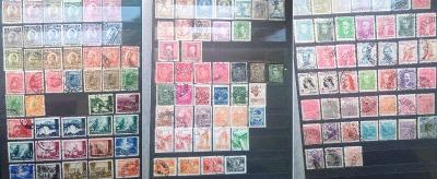 Poštovní známky 1200 kusů, pozůstalost.