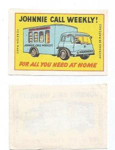 K.č. 5-K-1732 Johnnie Call-krabičková, dříve k.č. 1667. běžný papír