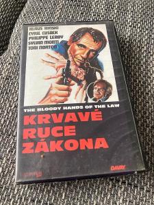 VHS - KRVAVÉ RUCE ZÁKONA. 