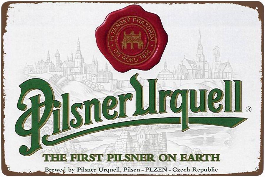 plechová ceduľa Pilsner Urquell - Nápojový priemysel