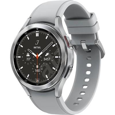Chytré hodinky Samsung Galaxy Watch 4 Classic 46mm LTE stříbrné