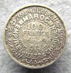 Maroko 100 franků 1953  