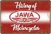 plechová ceduľa - Jawa History of motorcycles - Auto-moto