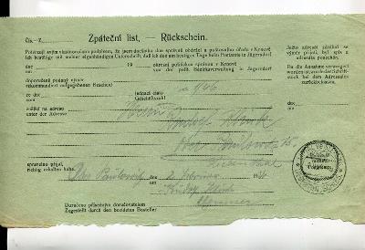 LIPTÁL - NÁVRATKA NA POLITICKOU SPRÁVU  V KRNOVĚ   1924 /CH 8-12