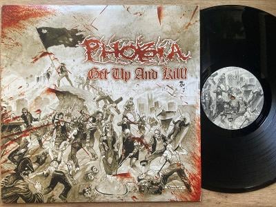 PHOBIA - GET UP AND KILL! 12" 2004 NM PLAKÁT POSTER