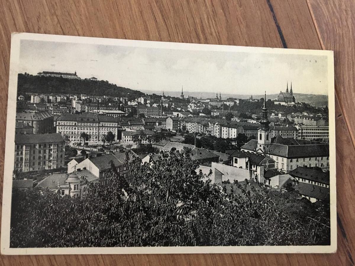 Brno 1933, celkový pohľad - Pohľadnice miestopis