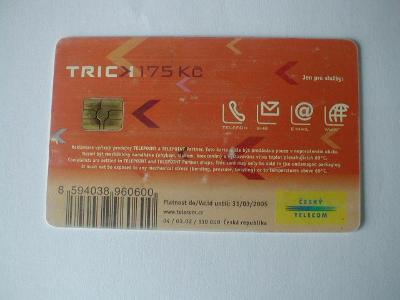 Telefonní karta TRICK - Český Telecom