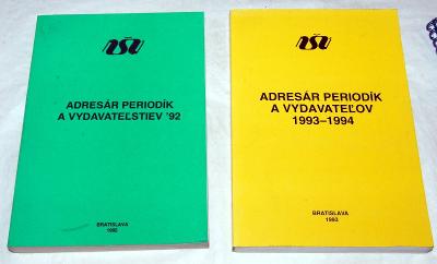 ADRESÁR PERIODÍK A VYDAVATEĽOV 1992-1993-1994