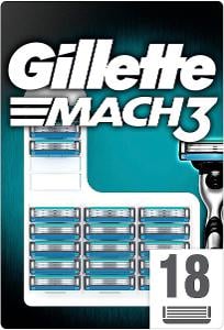 Náhradní hlavice Gillette Mach3 18ks