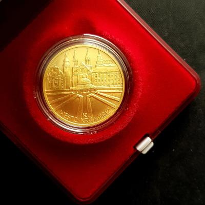 Zlatá mince 5000 Kč 2023 Kroměříž - běžná kvalita 