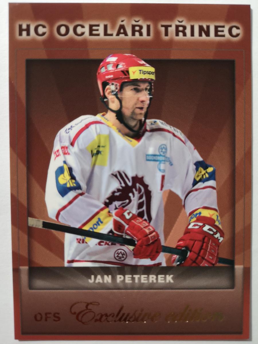 💥 EXCLUSIVE EDITION Jan Peterek - HC Oceliari Třinec 💥 - Hokejové karty