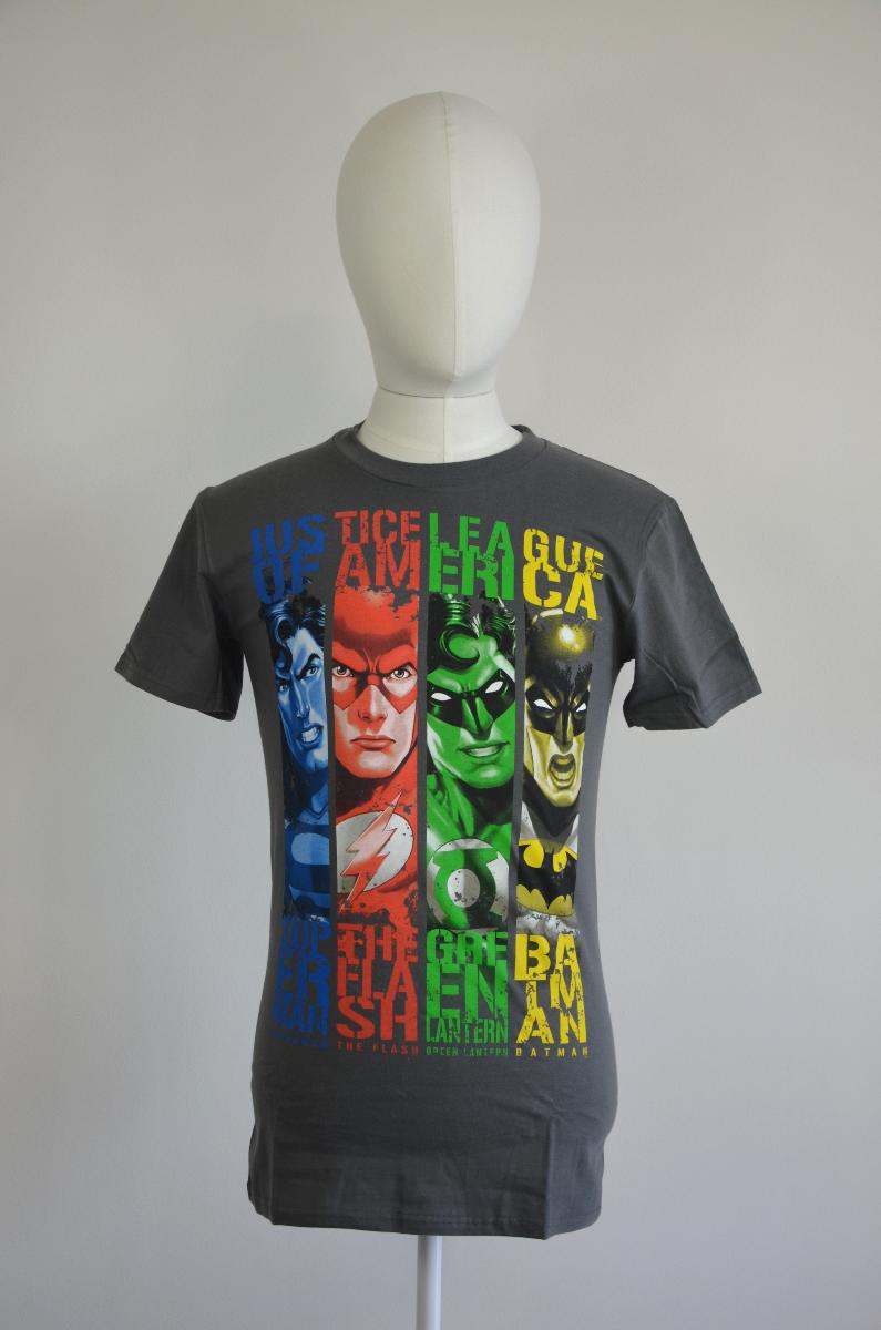 Justice League DC Comics pánske tričko vel.S (Nové) Pôvodne 19.99 € - Pánske oblečenie