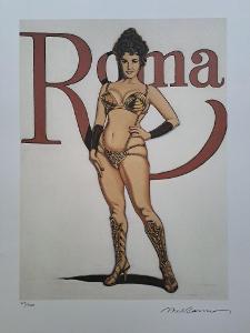 Mel Ramos - ROMA - Certifikát, Signováno, číslováno