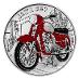 Strieborná minca ČNB 500 Kč Motocykel Jawa 250 štandard - Numizmatika