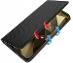 Flipové čierne puzdro Magnet + tvrdené sklo pre Samsung Galaxy A14 - undefined