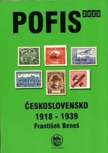 Katalog ČESKOSLOVENSKO 1918 - 1939, POFIS 2023 - NOVINKA !