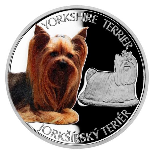 Yorkshirský teriér - Psie plemená - Proof - Numizmatika
