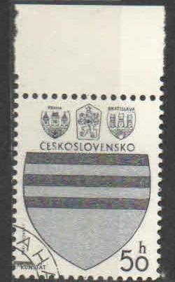 čS 1980 - č.2424 - Znak města Kunštát
