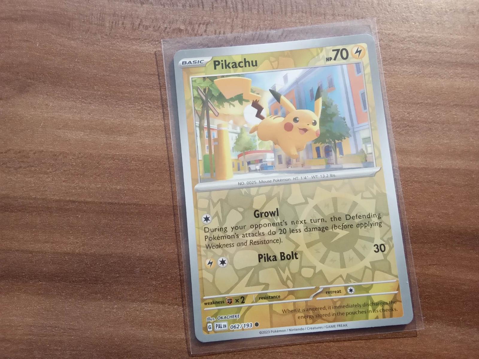 Pokémon Pikachu,Paldea E. revers holo - Zábava