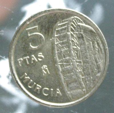 Španělsko 5 peset, 1999 Murcia / Mince (o1/3)