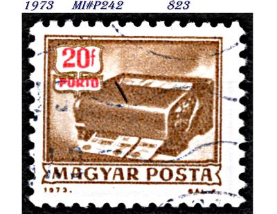Maďarsko 1973, PORTO, skartovačka