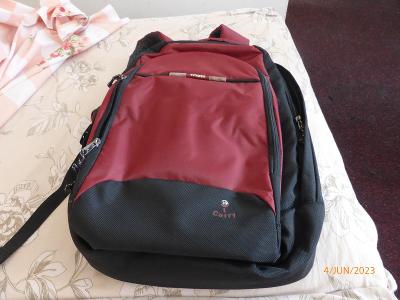 Unisex Backpack with laptop compartment Maroon color