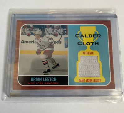 Brian Leetch - Calder Cloth - Topps - 01/02 