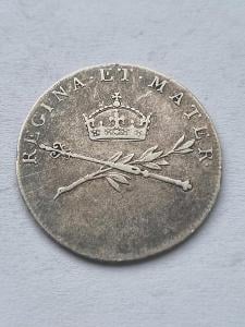 Stříbrny Korunovační žeton 1791, Leopold II. 