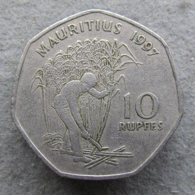 Mauricius 10 rupií 1997  