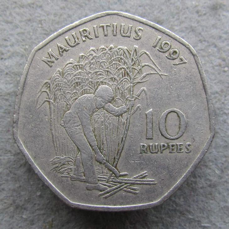 Mauricius 10 rupií 1997   - Sběratelství