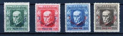 ČESKOSLOVENSKO,1926 Zlet Sokolov,Prezident Masaryk,Superb,og,wmk 6-8