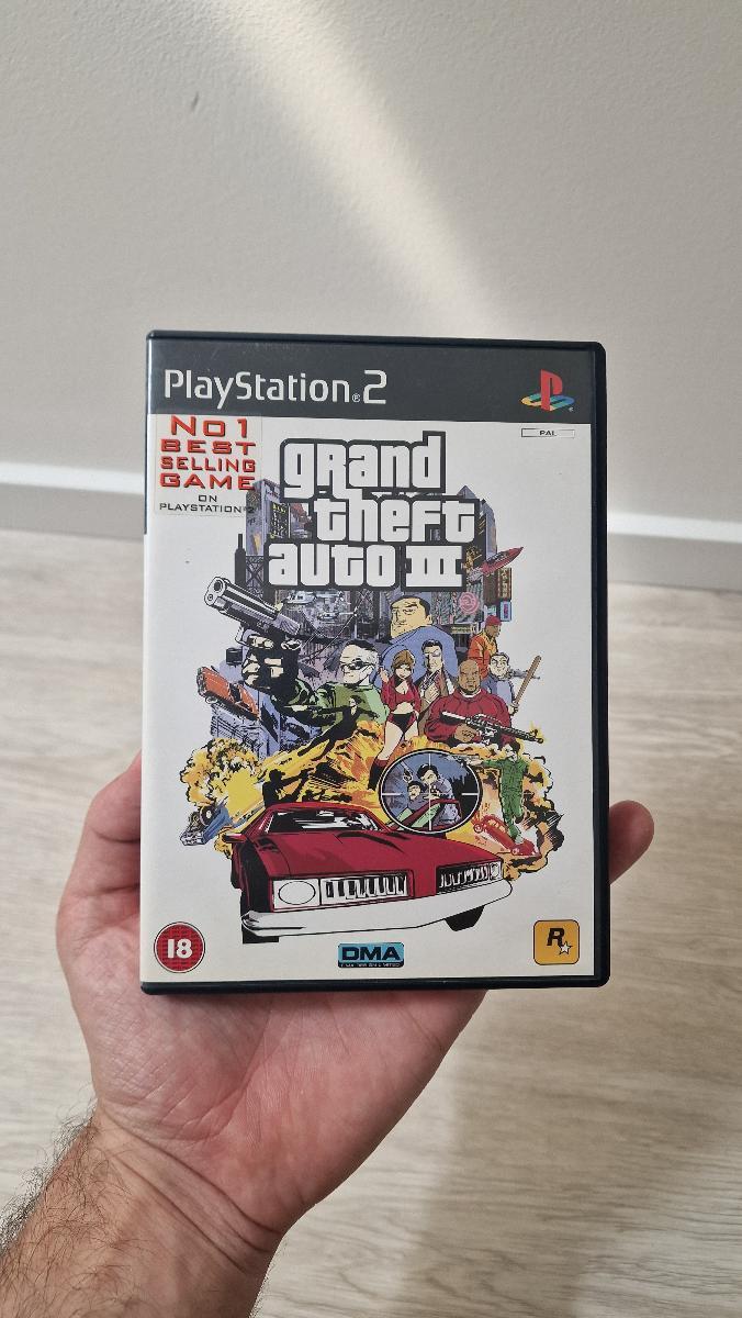 PS2 Grand Theft Auto III GTA 3 - Hry