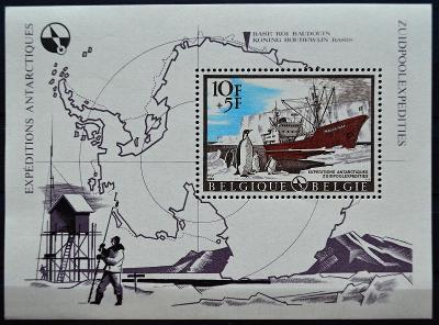 **BELGIE,1966. Arktická expedice, MiNr.Bl.36, kompl./BL-22d