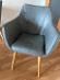 Stolička s podrúčkami (set 4x) - Nábytok