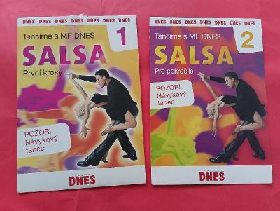 2x DVD Salsa Pro začátečníky + pro pokročilé