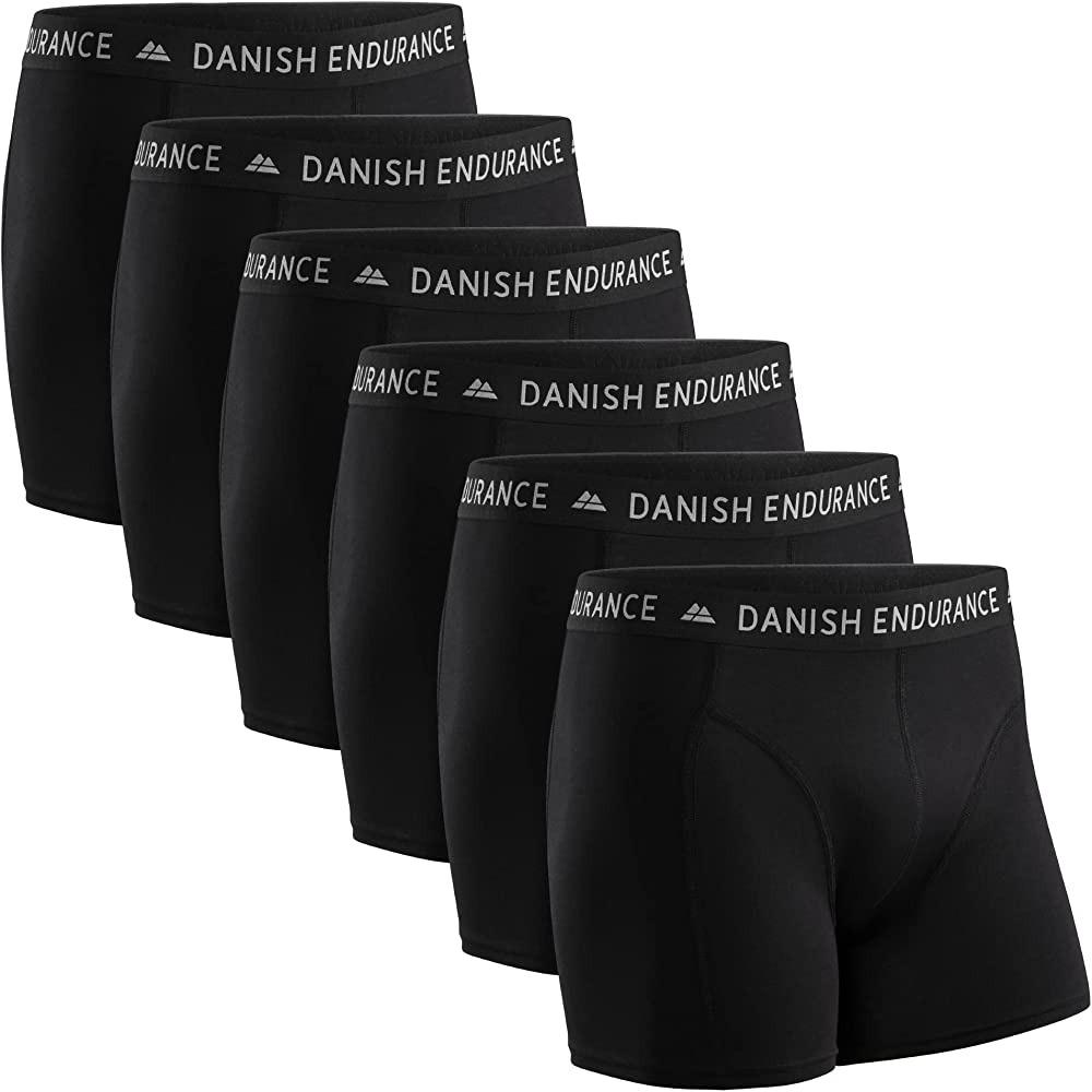 DANISH ENDURANCE Balenie 3 ks bavlnených boxeriek, XXXL - Pánska spodná bielizeň