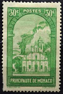 *MONACO, 1933. Kostel Sv.Devote, MiNr.123 (4Eur)/ KT-281