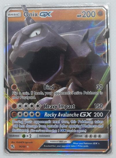 Onix GX (36/68) [Sun & Moon: Hidden Fates]